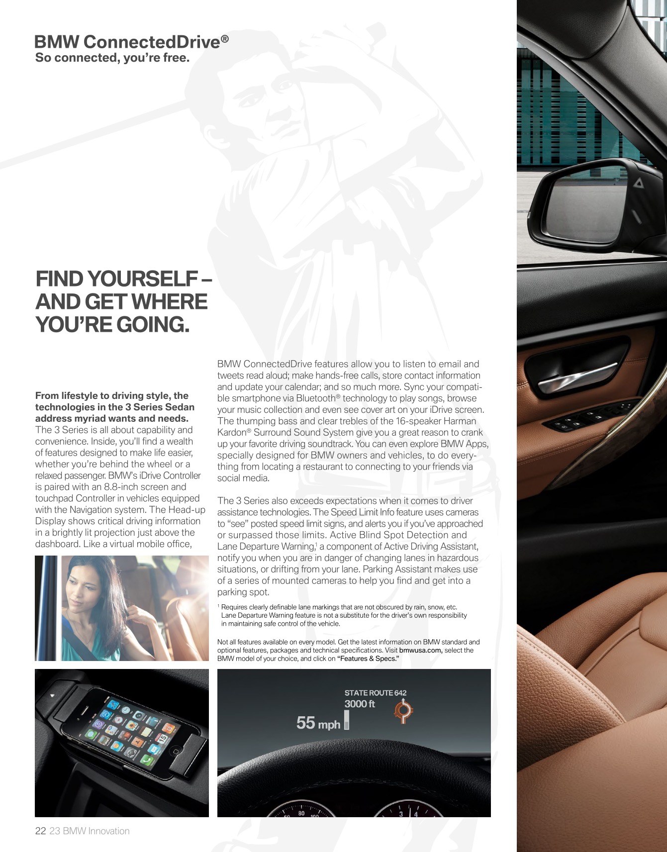 2014 BMW 3-Series Sedan Brochure Page 48